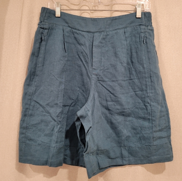NWT Athleta 100% Linen Playa Women's Shorts Size 12 - Picture 4 of 11